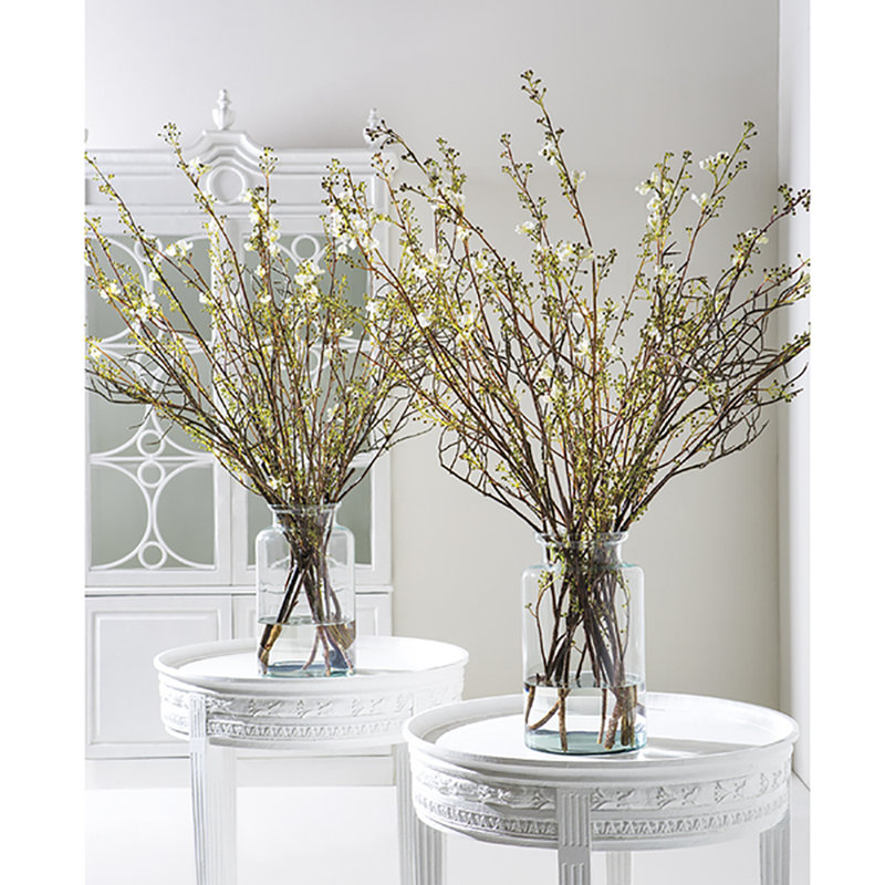SilksAreForever 45.5" Artificial Berry Branches Arrangement W/Glass